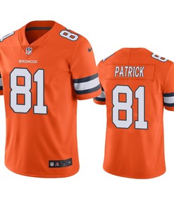 Denver Broncos Tim Patrick Orange Nike Color Rush Limited Jersey - Robokeg