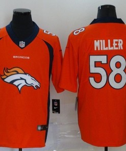 Denver Broncos Von Miller #58 Nfl 2020 Red Jersey - Robokeg