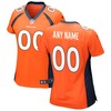 Denver Broncos Womens Custom Game Jersey - Orange Custom Jerseys Nfl - Robokeg