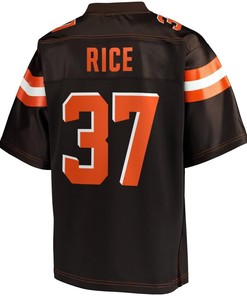 Denzel Rice Cleveland Browns Nfl Pro Line Youth Player Jersey - Brown - Robokeg