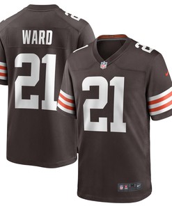 Denzel Ward Cleveland Browns Game Player Jersey - Brown Nfl - Robokeg