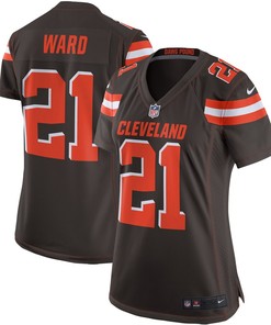 Denzel Ward Cleveland Browns Nike Womens Game Jersey - Brown - Robokeg