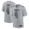 Derek Carr Las Vegas Raiders Atmosphere Fashion Game Jersey - Gray Nfl - Robokeg