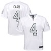 Derek Carr Las Vegas Raiders Color Rush Game Jersey - White Nfl - Robokeg