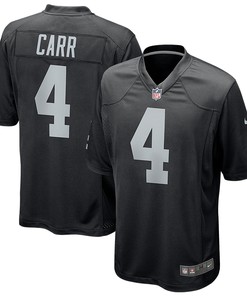 Derek Carr Las Vegas Raiders Game Jersey - Black Nfl - Robokeg