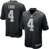 Derek Carr Las Vegas Raiders Game Player Jersey Black Nfl - Robokeg