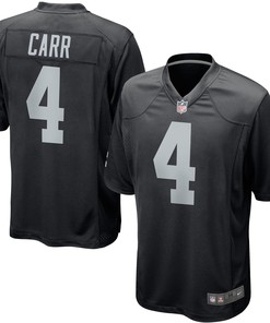 Derek Carr Las Vegas Raiders Game Player Jersey Black Nfl - Robokeg