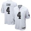 Derek Carr Las Vegas Raiders Nike Game Jersey - White - Robokeg