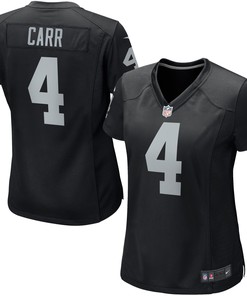 Derek Carr Las Vegas Raiders Womens Game Player Jersey - Black Nfl - Robokeg