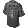 Derek Carr Oakland Raiders Nfl Pro Line Fashion Static Jersey - Gray - Robokeg
