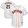 Derek Fisher Houston Astros Home Cool Base Player Jersey - White - Robokeg