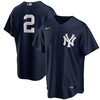 Derek Jeter 2 New York Yankees Alternate Player Jersey - Navy - Robokeg