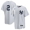Derek Jeter 2 New York Yankees Men Jersey - White/Navy - Robokeg