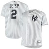 Derek Jeter New York Yankees Big & Tall Replica Player Jersey - White Mlb - Robokeg