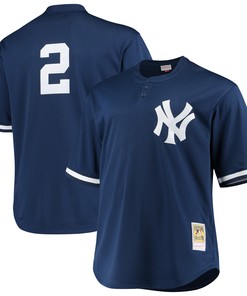Derek Jeter New York Yankees Mitchell & Ness Big & Tall Batting Practice Replica Player Jersey - Navy Mlb - Robokeg