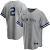 Derek Jeter New York Yankees Road Replica Player Jersey - Gray Mlb - Robokeg