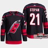 Derek Stepan 21 Carolina Hurricanes Black Jersey Alternate - Robokeg