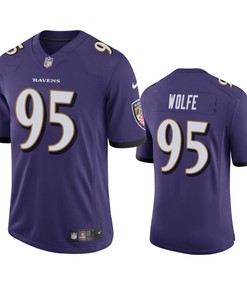 Derek Wolfe Baltimore Ravens Purple Vapor Limited Jersey - Robokeg