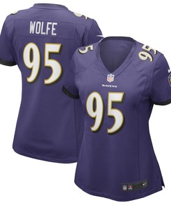 Derek Wolfe Baltimore Ravens Womens Game Player Jersey - Purple Nfl - Robokeg