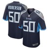 Derick Roberson Tennessee Titans Game Jersey - Navy Nfl - Robokeg