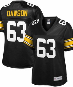 Dermontti Dawson Pittsburgh Steelers Nfl Pro Line Womens Retired Player Jersey - Black - Robokeg
