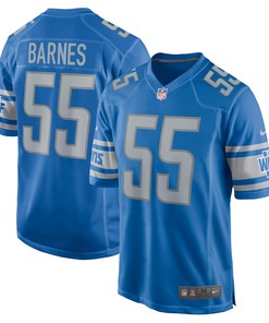 Derrick Barnes Detroit Lions Game Player Jersey - Blue Nfl - Robokeg