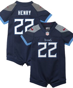 Derrick Henry Tennessee Titans Newborn & Infant Game Romper Jersey - Navy Nfl - Robokeg