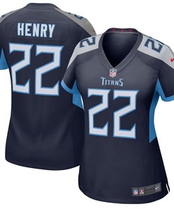 Derrick Henry Tennessee Titans Nike Womens Player Game Jersey - Navy - Robokeg