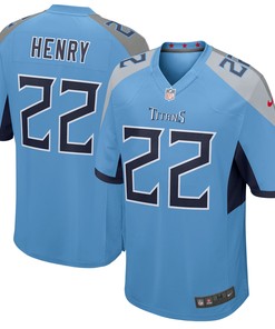 Derrick Henry Tennessee Titans Player Game Jersey Light Blue Nfl - Robokeg