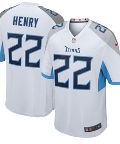 Derrick Henry Tennessee Titans Player Game Jersey White Nfl - Robokeg