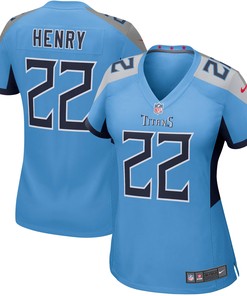 Derrick Henry Tennessee Titans Womens Game Jersey - Light Blue Nfl - Robokeg