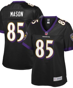 Derrick Mason Baltimore Ravens Nfl Pro Line Womens Retired Player Jersey - Black Nfl - Robokeg