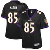 Derrick Mason Baltimore Ravens Nfl Pro Line Womens Retired Player Jersey - Black - Robokeg