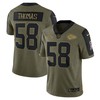 Derrick Thomas Kansas City Chiefs 2021 Salute To Service Retired Player Limited Jersey - Olive Nfl - Robokeg