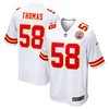 Derrick Thomas Kansas City Chiefs Retired Player Game Jersey - White Nfl - Robokeg