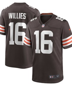 Derrick Willies Cleveland Browns Game Jersey - Brown Nfl - Robokeg