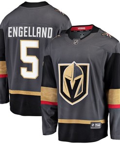 Deryk Engelland Vegas Golden Knights Breakaway Player Jersey - Black - Robokeg