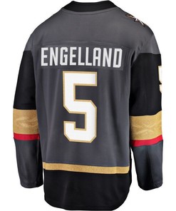 Deryk Engelland Vegas Golden Knights Breakaway Player Jersey - Black - Robokeg