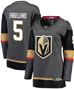 Deryk Engelland Vegas Golden Knights Women's Breakaway Player Jersey - Black - Robokeg