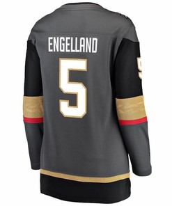 Deryk Engelland Vegas Golden Knights Women's Breakaway Player Jersey - Black - Robokeg