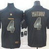Deshaun Watson #4 Houston Texans Nfl Explosion Legendary Gold Black Jersey - Robokeg