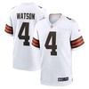 Deshaun Watson Cleveland Browns Game Jersey - White Nfl - Robokeg