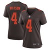 Deshaun Watson Cleveland Browns Womens Alternate Game Jersey- Brown Nfl - Robokeg