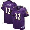 Deshon Elliott Baltimore Ravens Nfl Pro Line Womens Primary Player Jersey - Purple - Robokeg