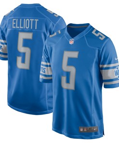 Deshon Elliott Detroit Lions Player Game Jersey - Blue Nfl - Robokeg