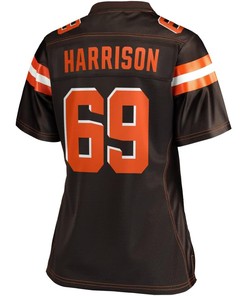 Desmond Harrison Cleveland Browns Nfl Pro Line Womens Player Jersey - Brown - Robokeg
