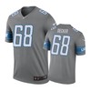 Detroit Lions #68 Taylor Decker Nike Color Rush Steel Jersey - Robokeg