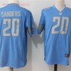 Detroit Lions Barry Sanders #20 2020 Nfl Blue Jersey Jersey - Robokeg