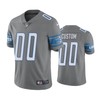 Detroit Lions Custom Steel Nike Color Rush Limited Jersey - Robokeg