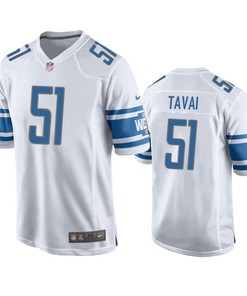 Detroit Lions Jahlani Tavai 2019 Nfl Draft White Game Jersey - Robokeg